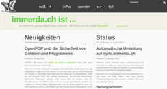 Desktop Screenshot of immerda.ch