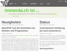 Tablet Screenshot of immerda.ch
